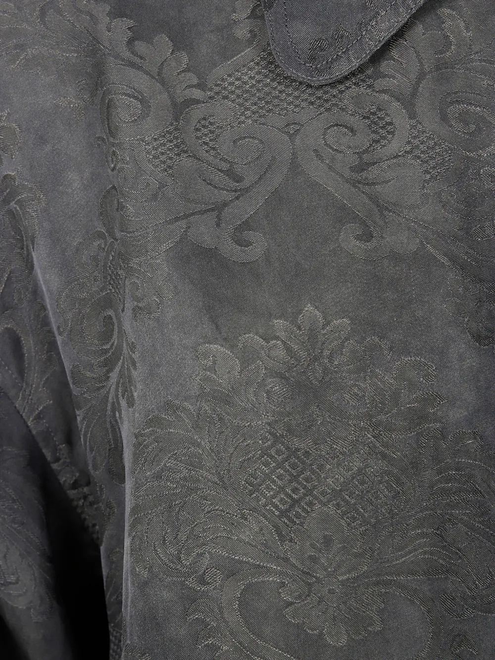 Uma Wang Floral-pattern Shirt In Gray