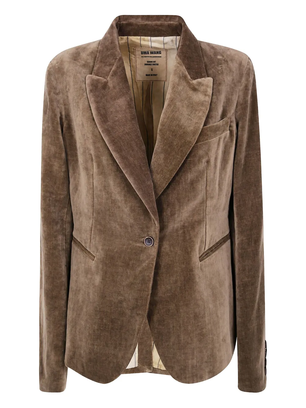 Uma Wang single-breasted blazer | Brown | Image 1