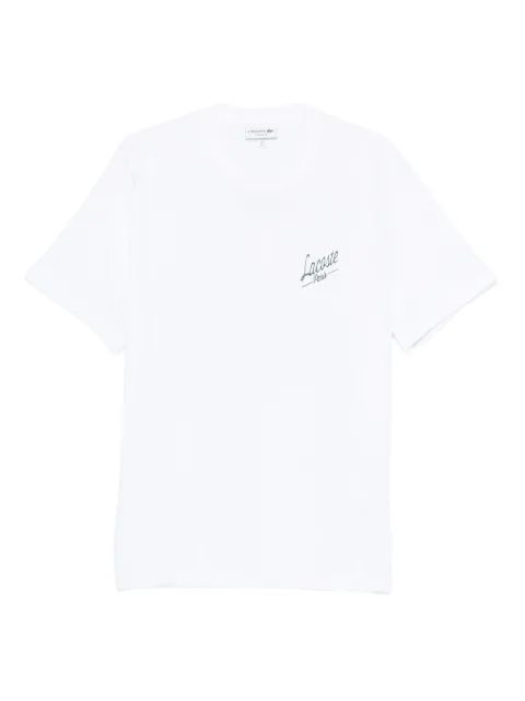 Lacoste playera con logo estampado