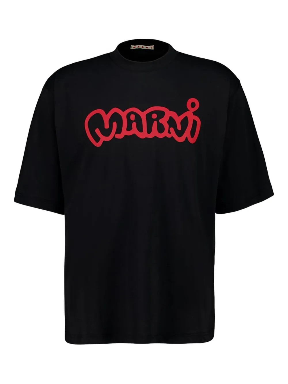 Marni short-sleeve cotton T-shirt | Black | Image 1