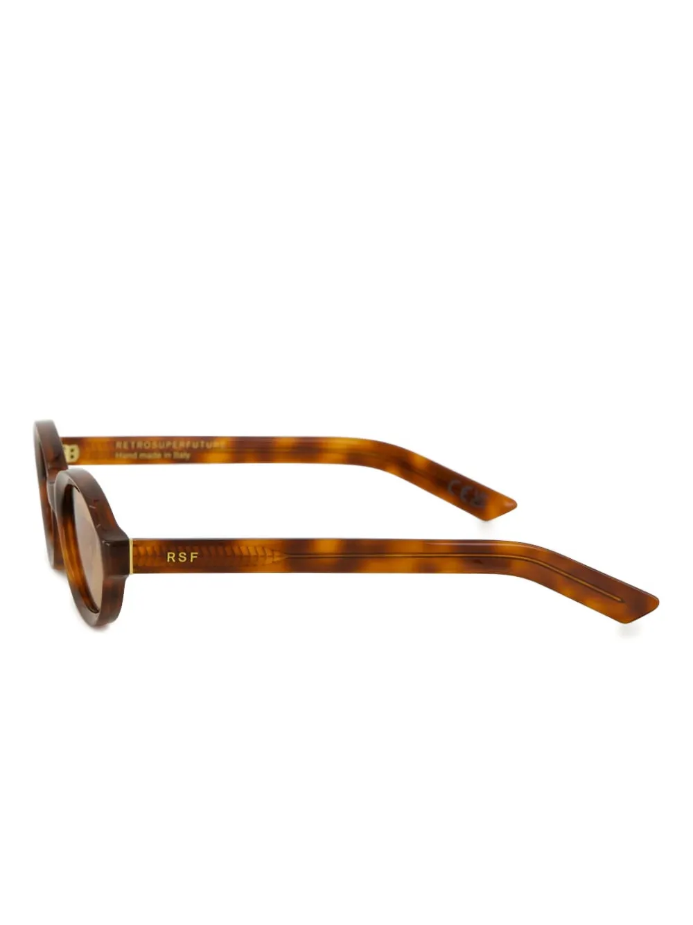 Retrosuperfuture Parola Oval-frame Sunglasses In Brown