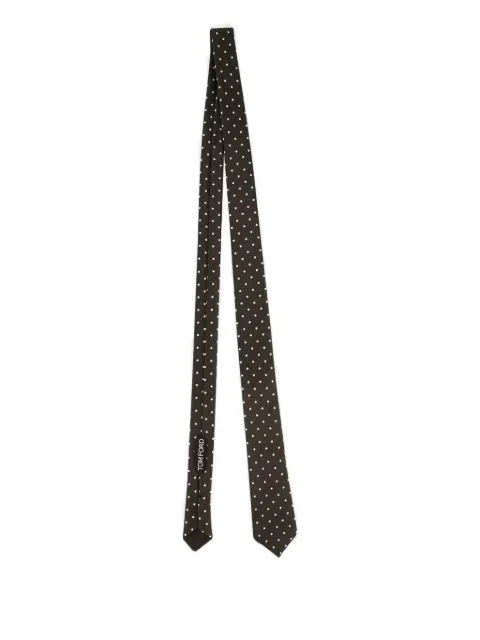 TOM FORD polka-dot silk tie