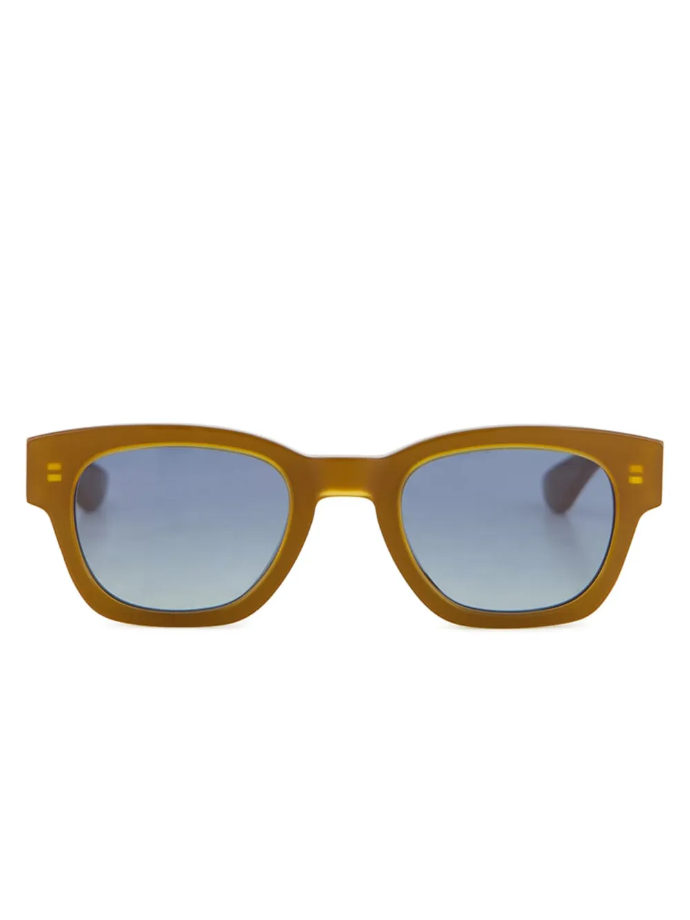 Alexander Mcqueen Square-frame Sunglasses In Brown