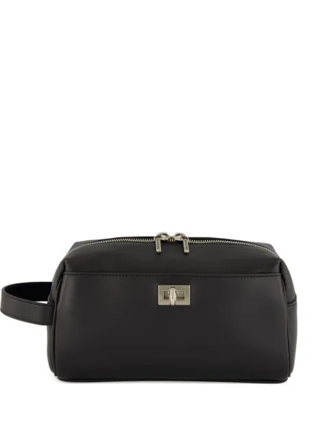 Balenciaga Rodeo leather toiletry pouch