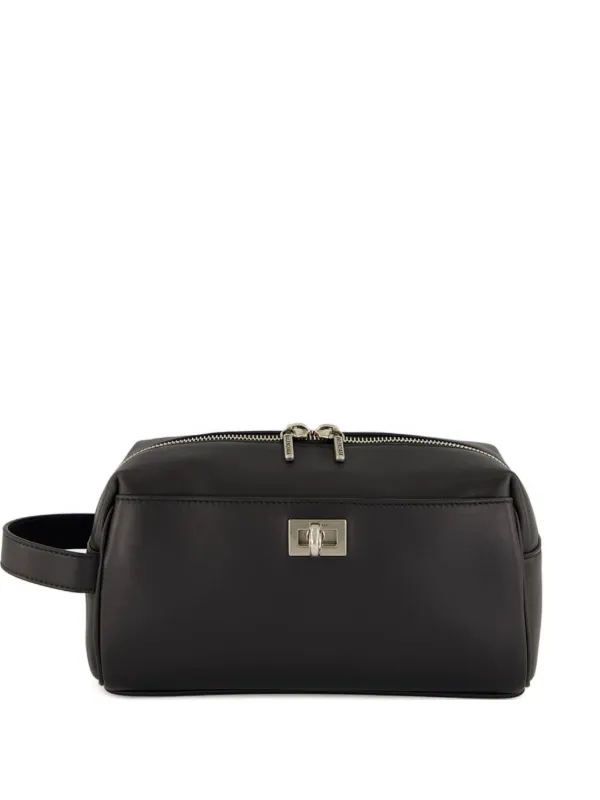 Balenciaga Rodeo レザートラベルポーチ | ブラック | FARFETCH JP