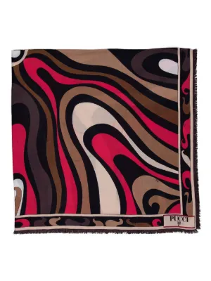 Prada Pittoresque Paris シルクスカーフ | ピンク | FARFETCH JP