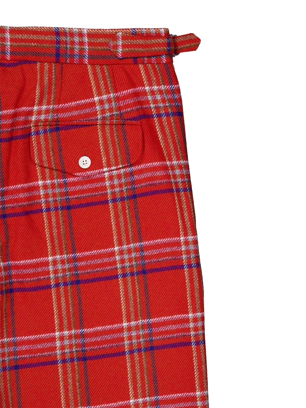 BODE Geruite Gable broek Rood