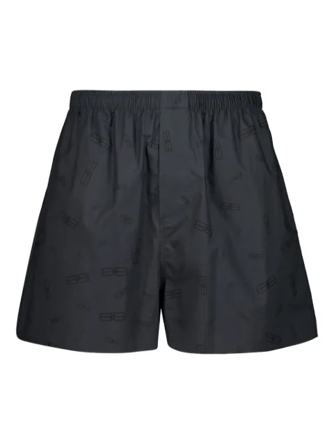 Balenciaga logo-print shorts