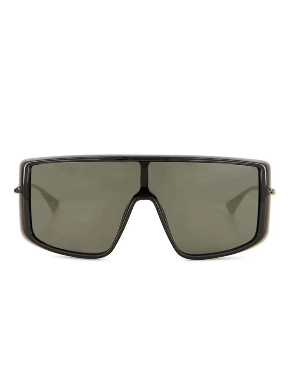 Alexander McQueen Eyewear shield-frame sunglasses | Black | Image 1