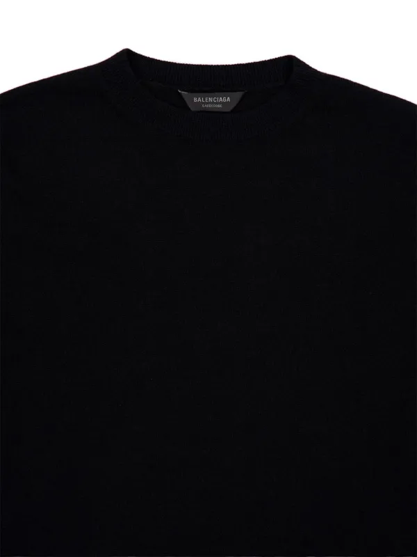 Balenciaga カシミア セーター | ブラック | FARFETCH JP