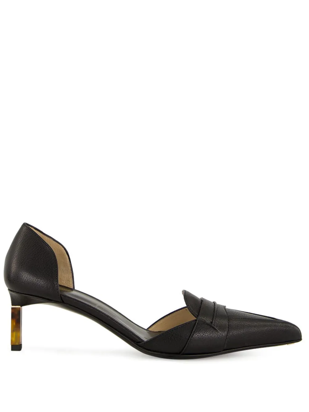 TOM FORD 85mm leather pointed-toe pumps Zwart