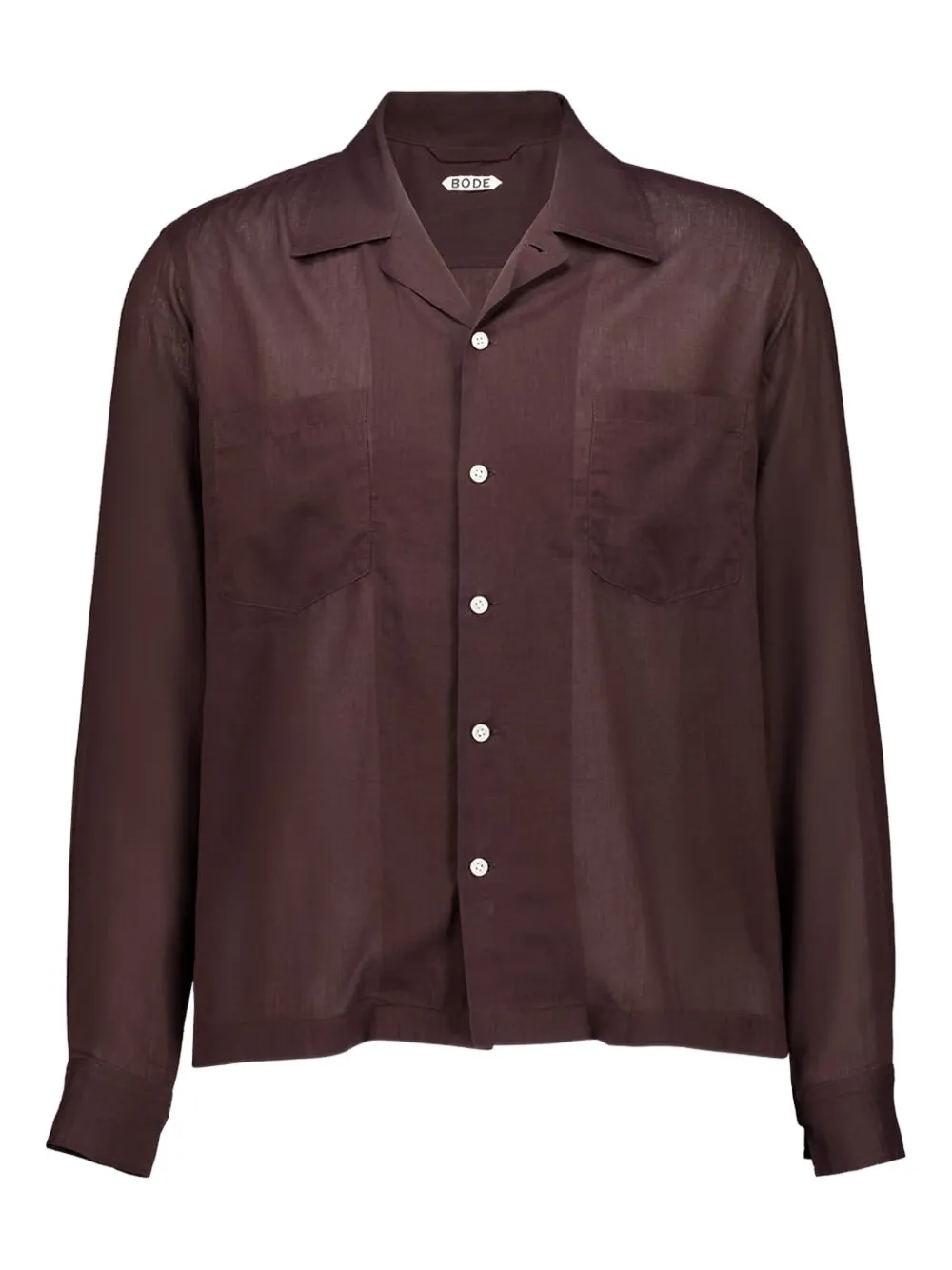 BODE long-sleeve shirt | Brown | Image 1