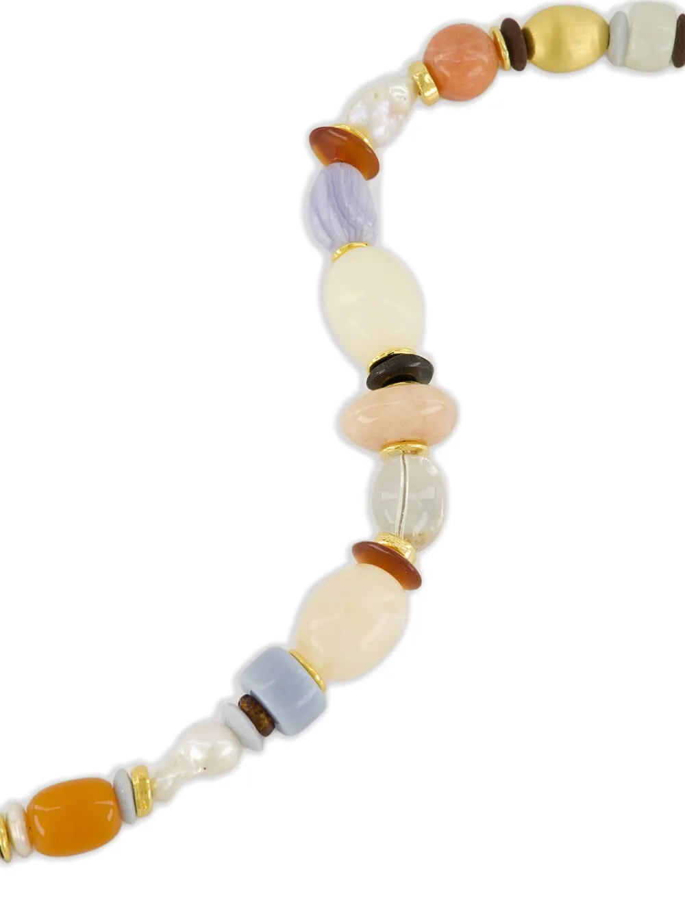  Lizzie Fortunato Stone-embellished Necklace - Neutrals 