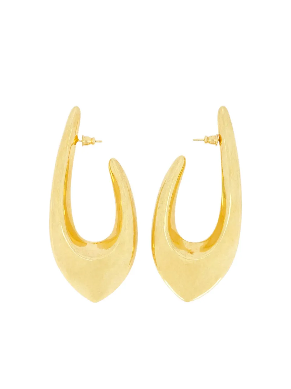 Panconesi aretes con dije ovalado | dorado | Image 1