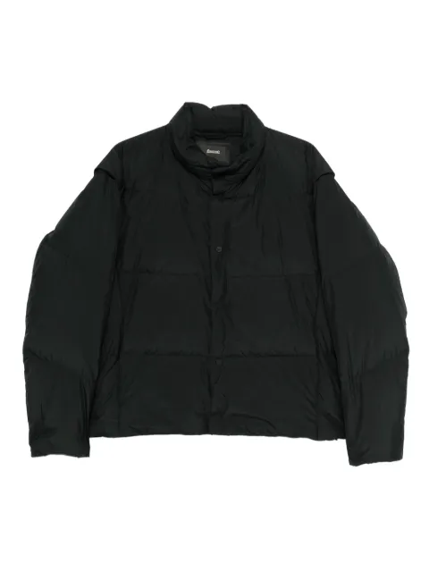 Laminar high-neck quilted jacket