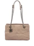 CHANEL Pre-Owned 2011 CC Stitched Caviar Chain tote bag - Brown