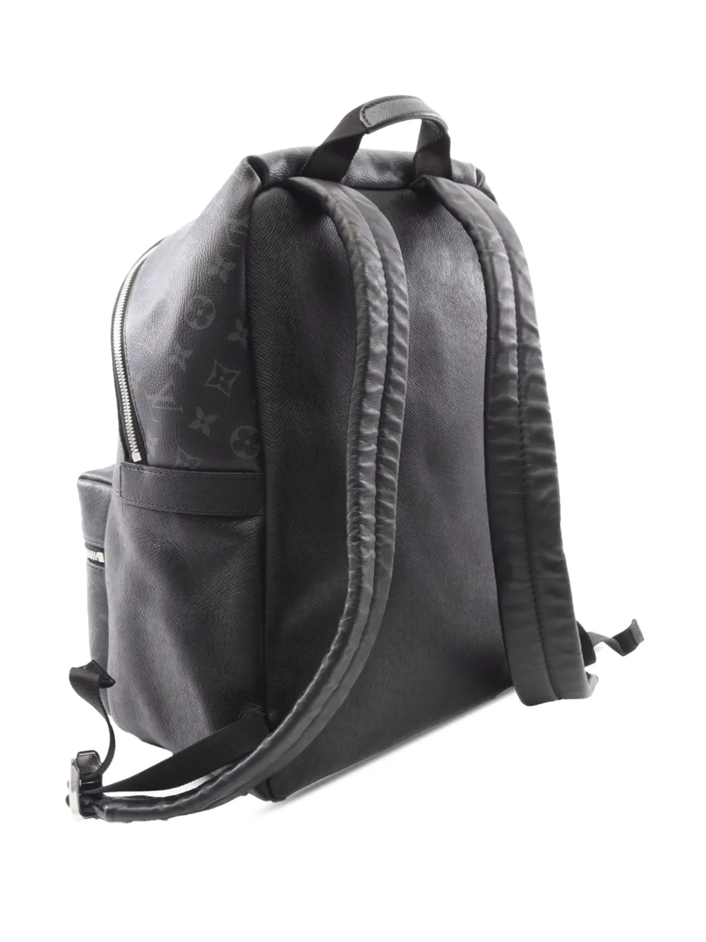 Pre-owned Louis Vuitton 2021-2025 Taigarama Eclipse Discovery Backpack In Black
