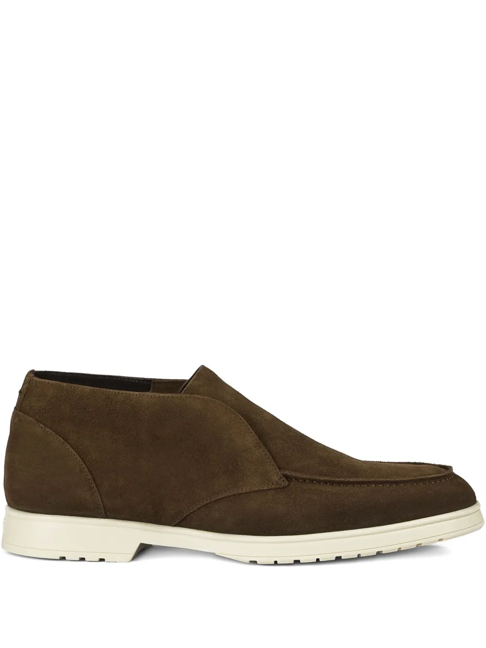 Doucal's suede slip-on boots - ブラウン Doucal's suede slip-on boots - ブラウン