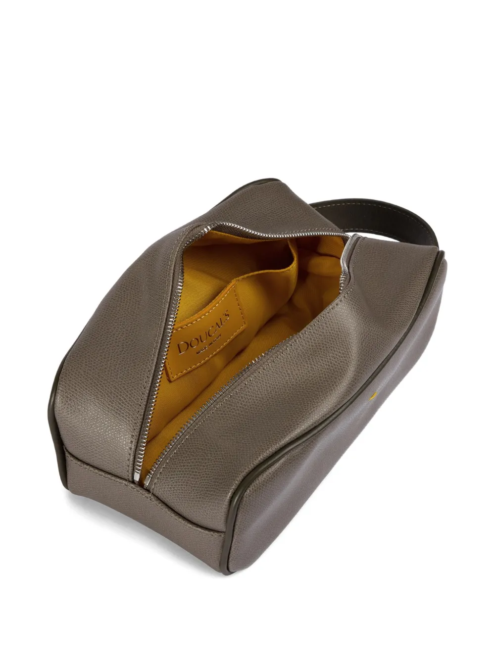 Doucal's Leren toilettas Grijs