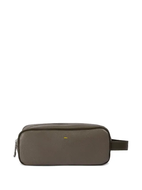 Doucal's leather toiletry bag
