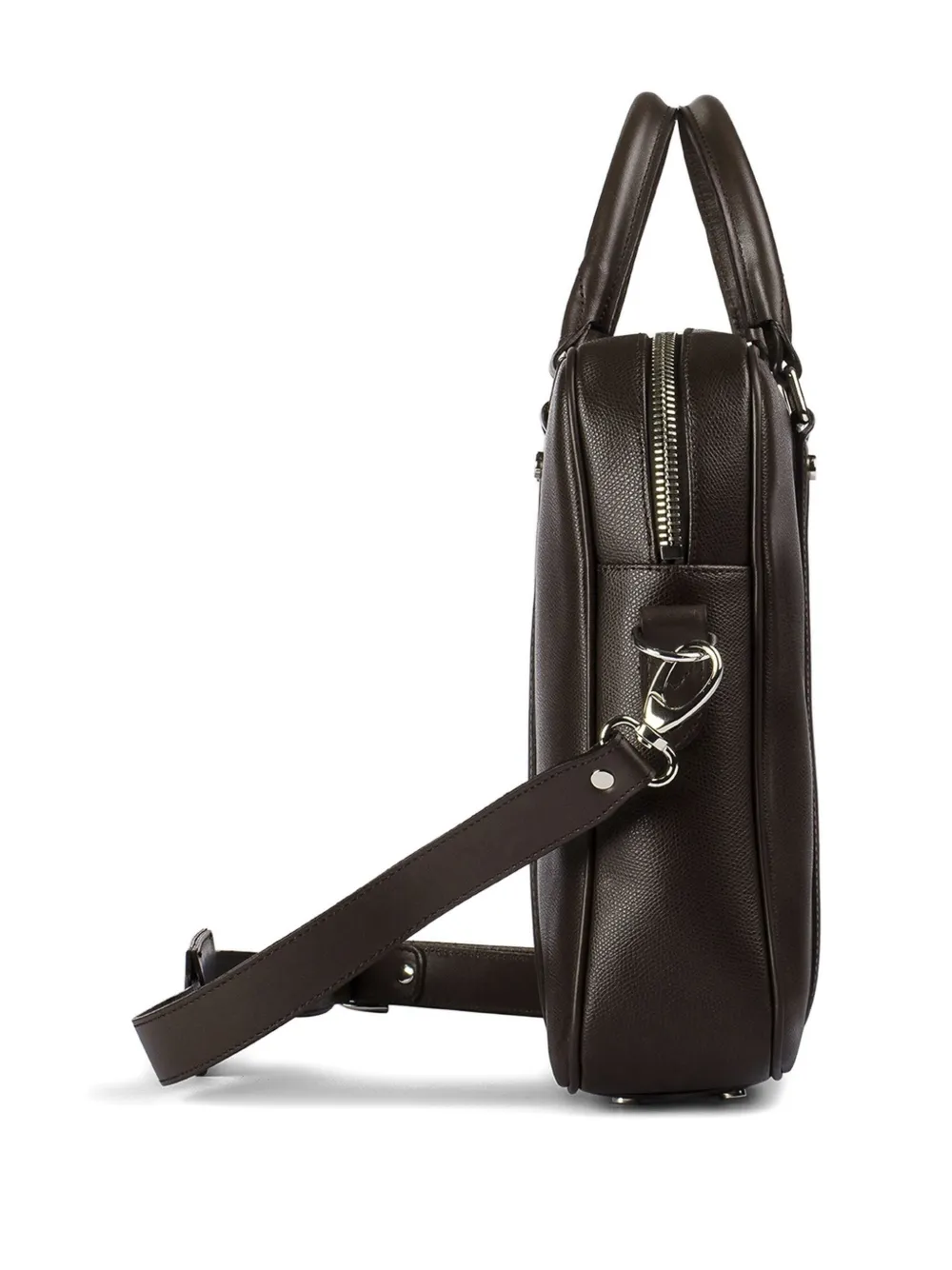 Doucal's Palmellato leren aktetas Bruin