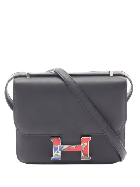 Hermès Pre-Owned 2021 Mini Swift Marble Constance 18 crossbody bag