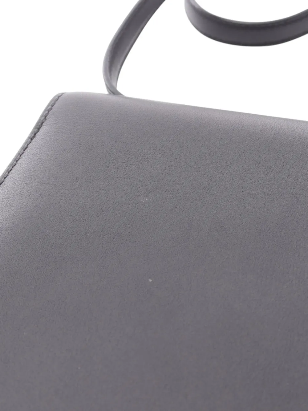 Pre-owned Hermes 2021 Mini Swift Marble Constance 18 Crossbody Bag In Black