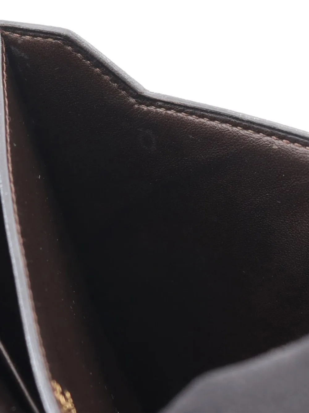 Pre-owned Hermes 20th Century Box Calf Cadena Crossbody Bag In Brown