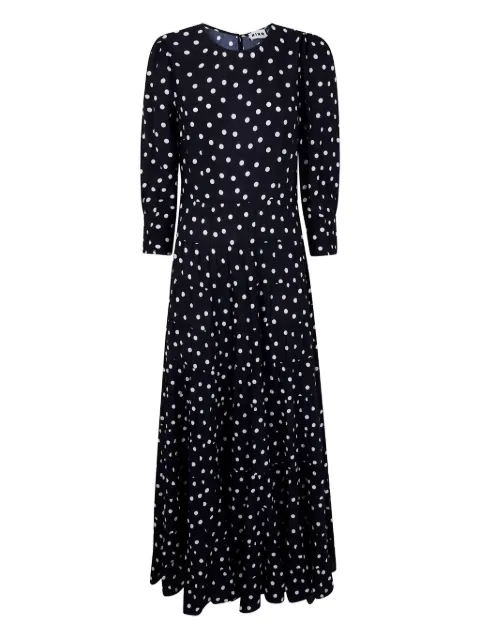 Rixo polka-dot dress