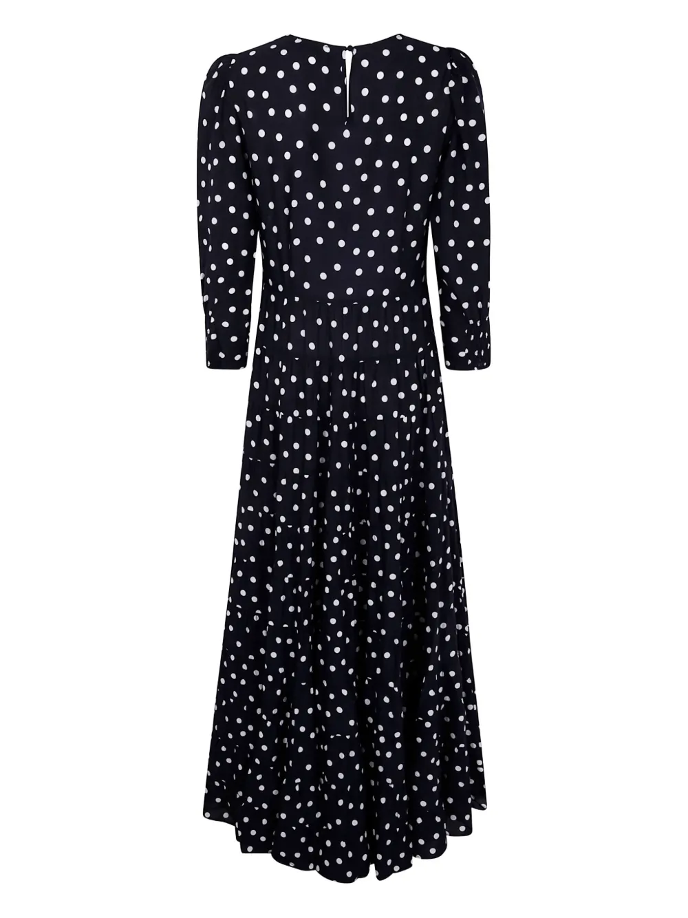 Rixo polka-dot dress - Blauw