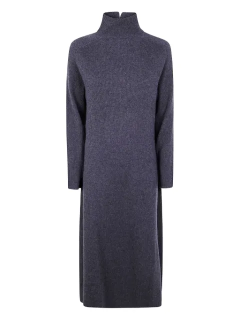 Antonelli vestido tejido de canalé con cuello alto
