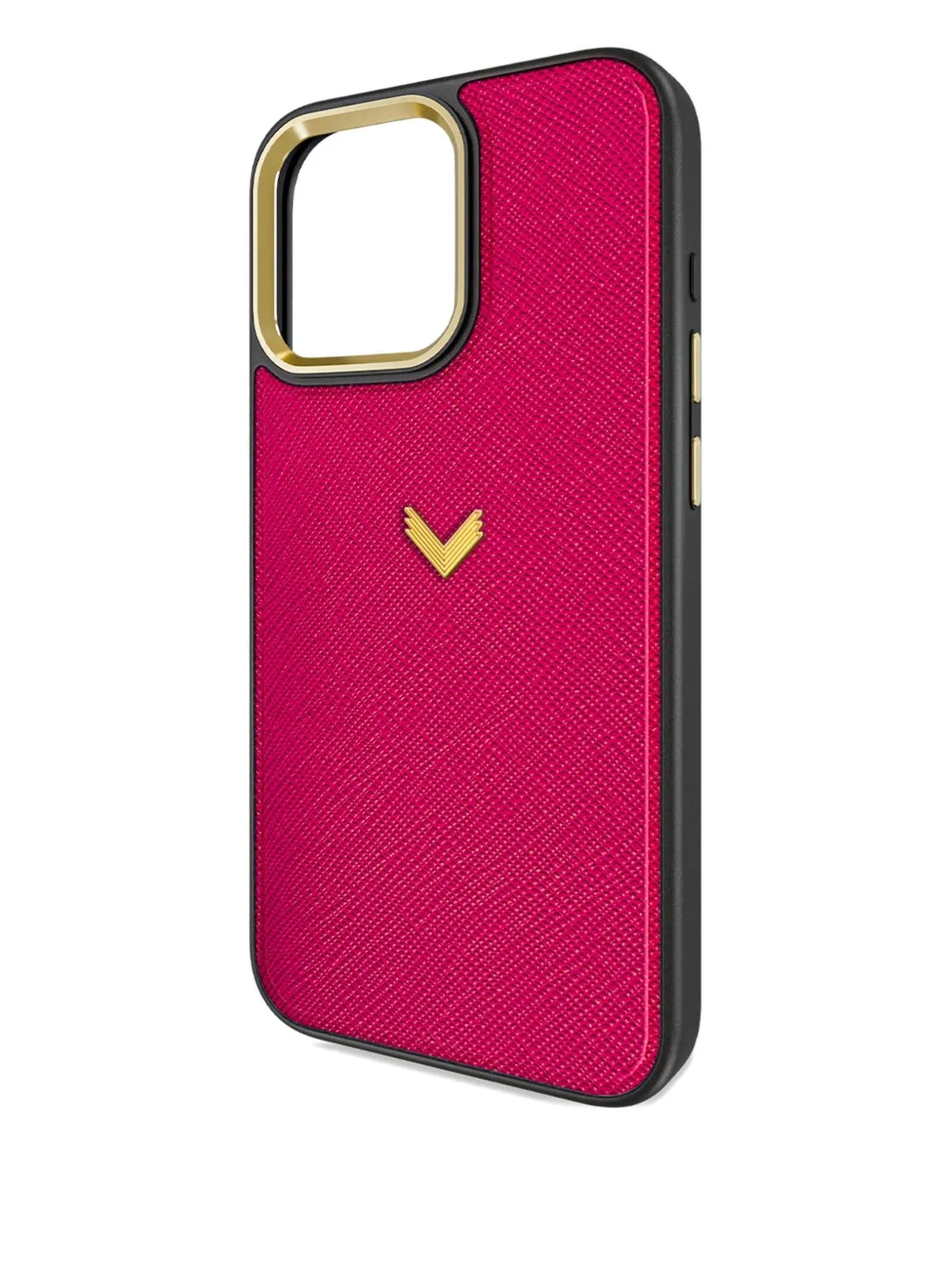  Velante Saffiano Leather Iphone 16 Pro Max Phone Case - Pink 