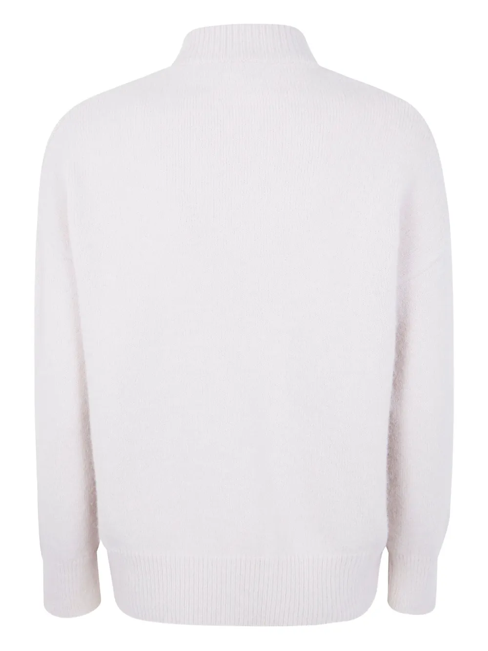 Anne Claire Button-up Cardigan In White