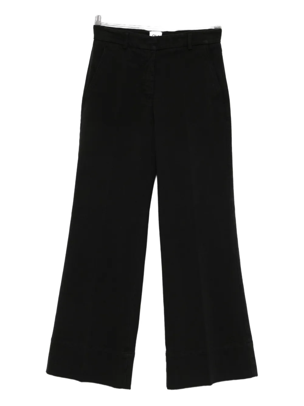 Quelledue Melody Flared Trousers In Black