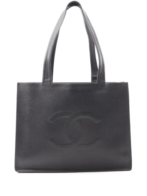 CHANEL Pre-Owned 1997-1999 CC Caviar tote bag