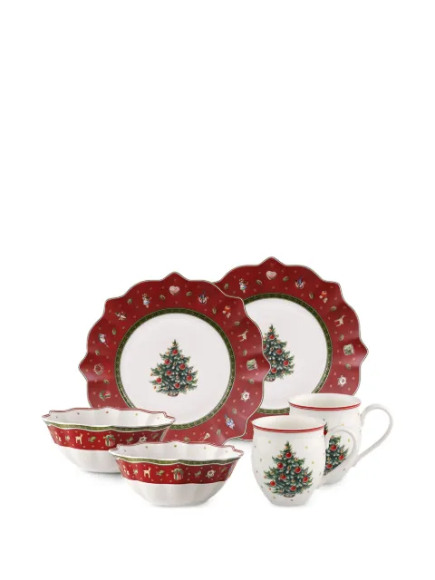 Villeroy & Boch Christmas ruffled-edge breakfast set