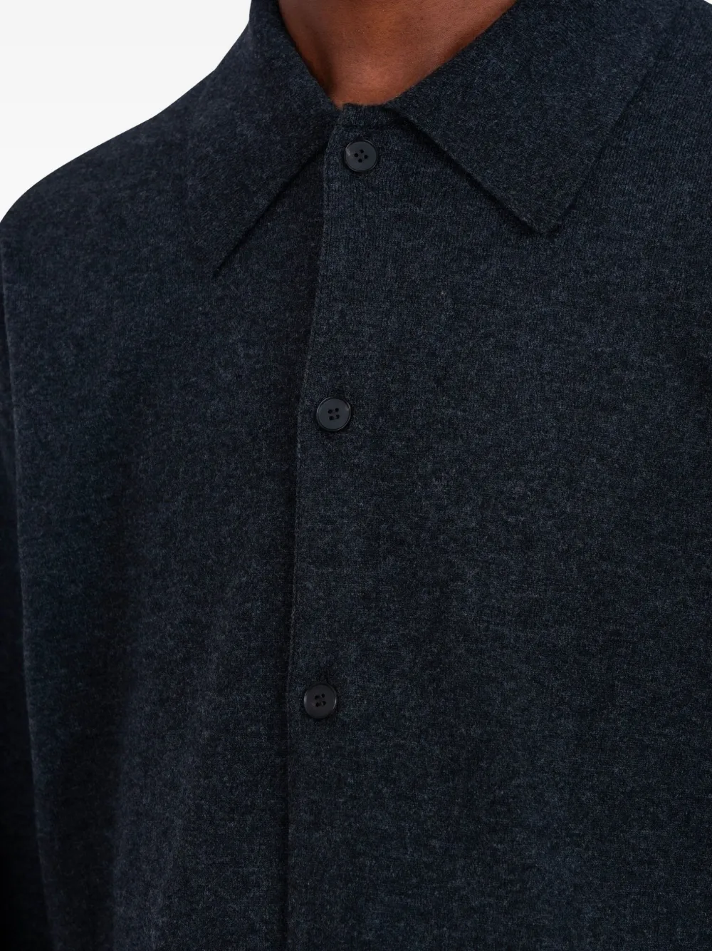 Auralee Vest met knoopsluiting Grijs