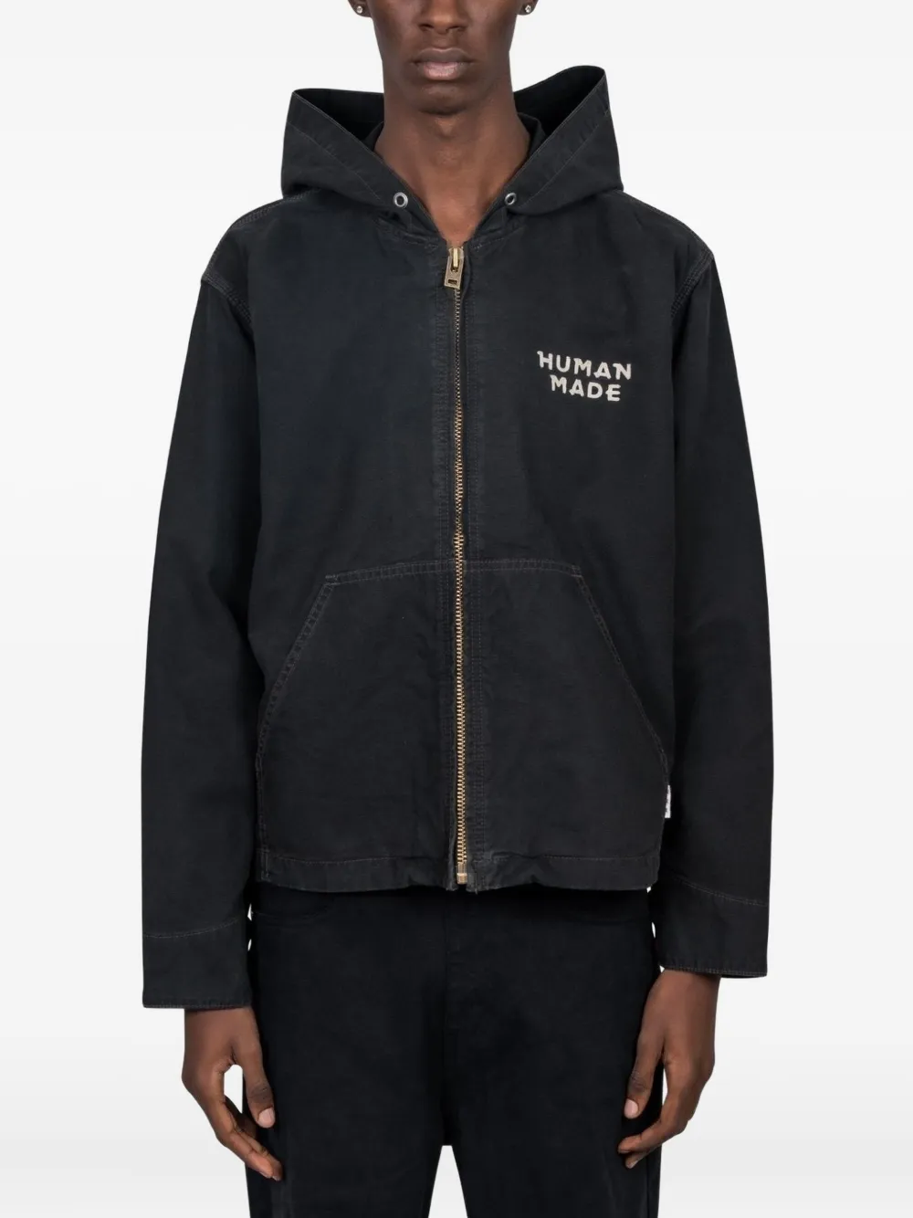 Human Made veste zippée à capuche | noir | Image 1