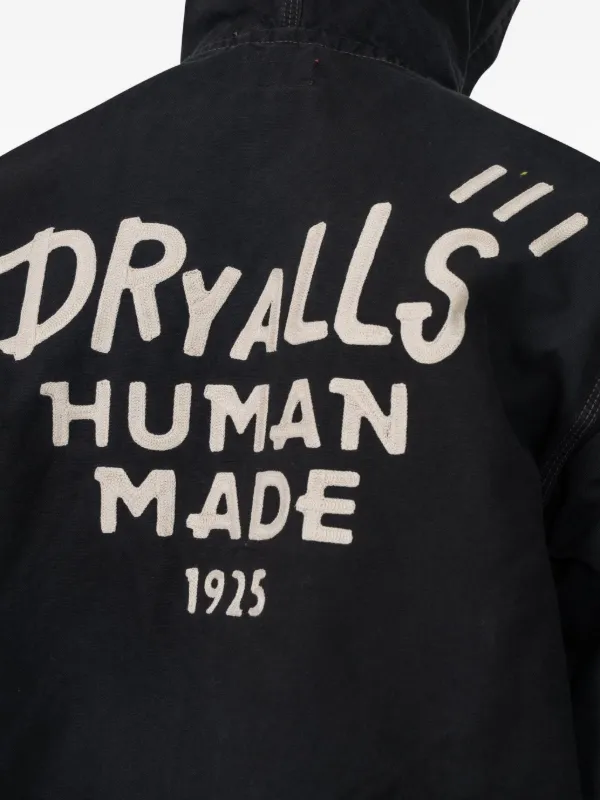 Human Made フーデッド ジップジャケット | ブラック | FARFETCH JP