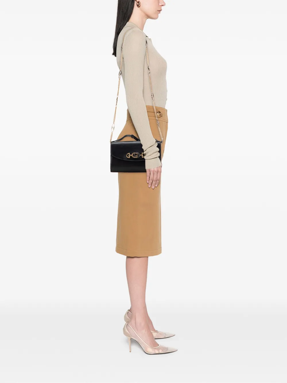 Gucci Pre-Owned bolso satchel Zumi pequeño de piel 2016-2025 | Pre-owned | Image 2