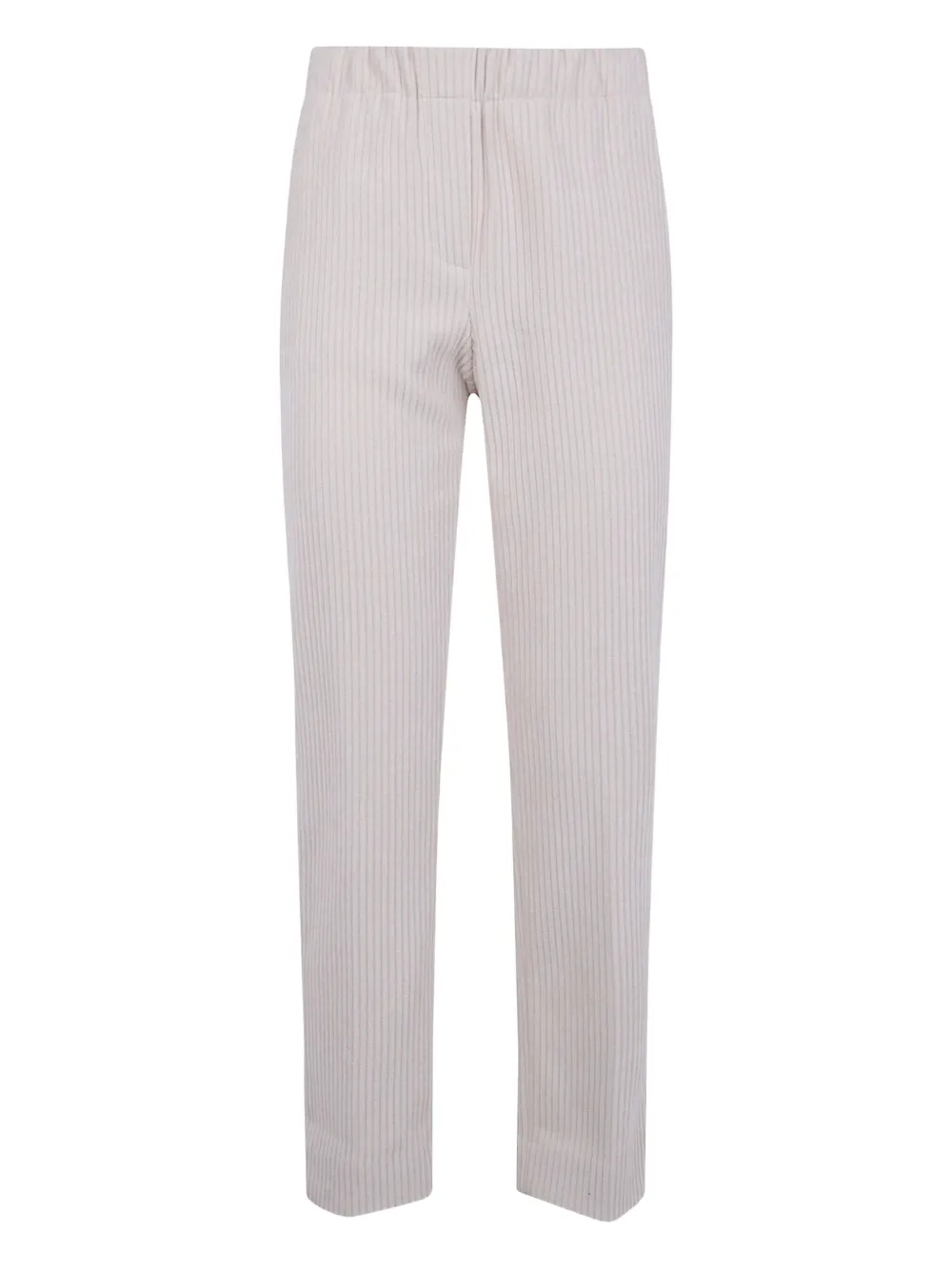 anne claire ribbed trousers - Bianco