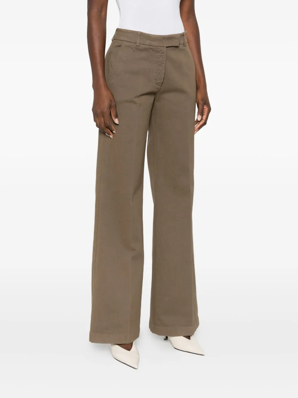 Quelledue Melody Trousers In Brown