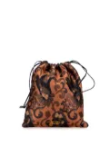 Prada Pre-Owned 2013-2025 Brocade Canvas Broccato Drawstring pouch - Brown