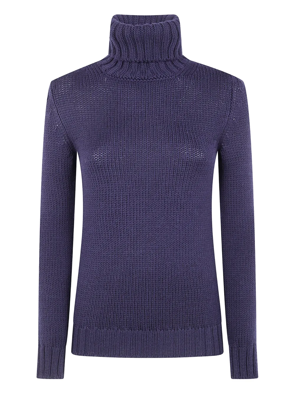 Base Extrafine Merino Wool Turtleneck In Blue