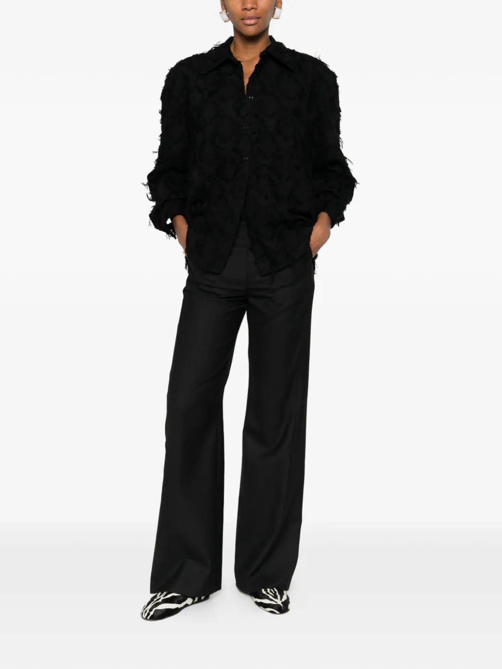 Séfr Zoe trousers - Zwart