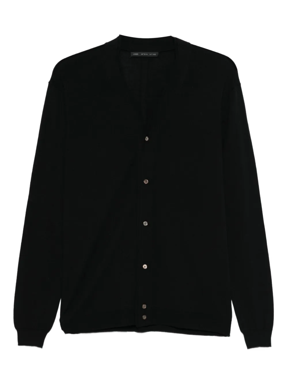 Low Brand buttoned-front cardigan | Black | Image 1