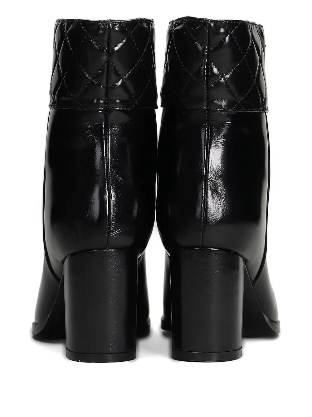 Gold & Rouge 65mm Tuli Quilted Boots In Black