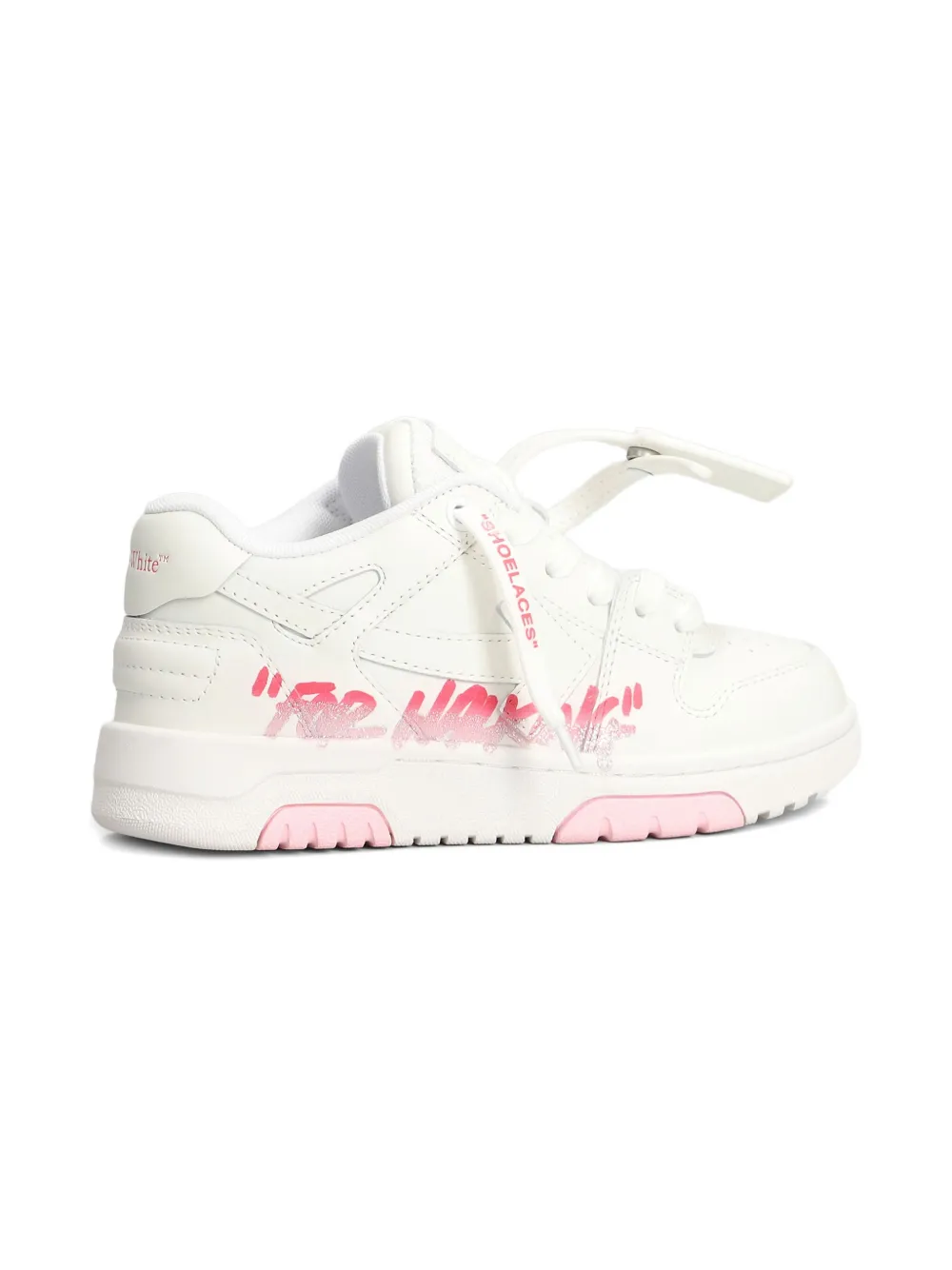 Off-White Kids Sneakers met logodetail Wit