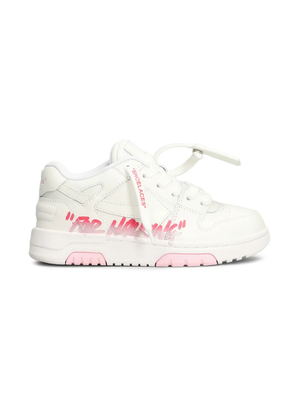 Off-White Kids Sneakers met logodetail Wit