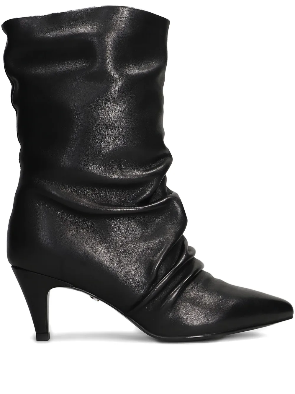 Gold & Rouge 55mm Laika ruched boots | Black | Image 1